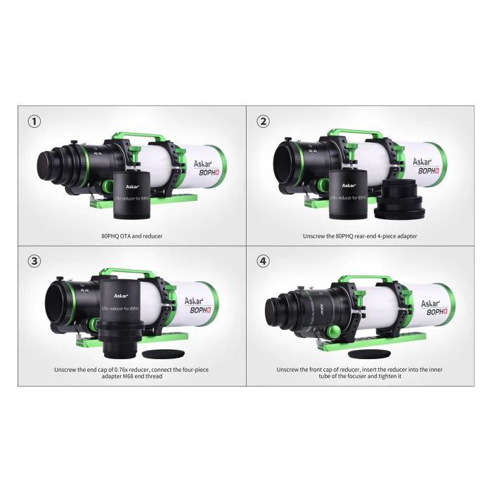 Askar 0.76x Reducer for Askar 80PHQ Telescope - Image 4