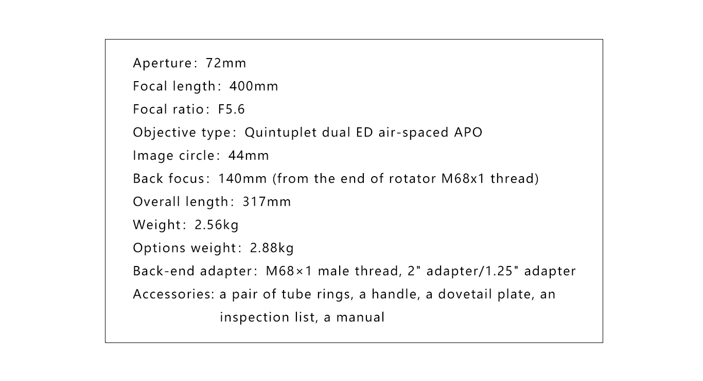 Askar FRA 400 (72mm f/5.6 Quintuplet Flat-Field Astrograph) - Image 7