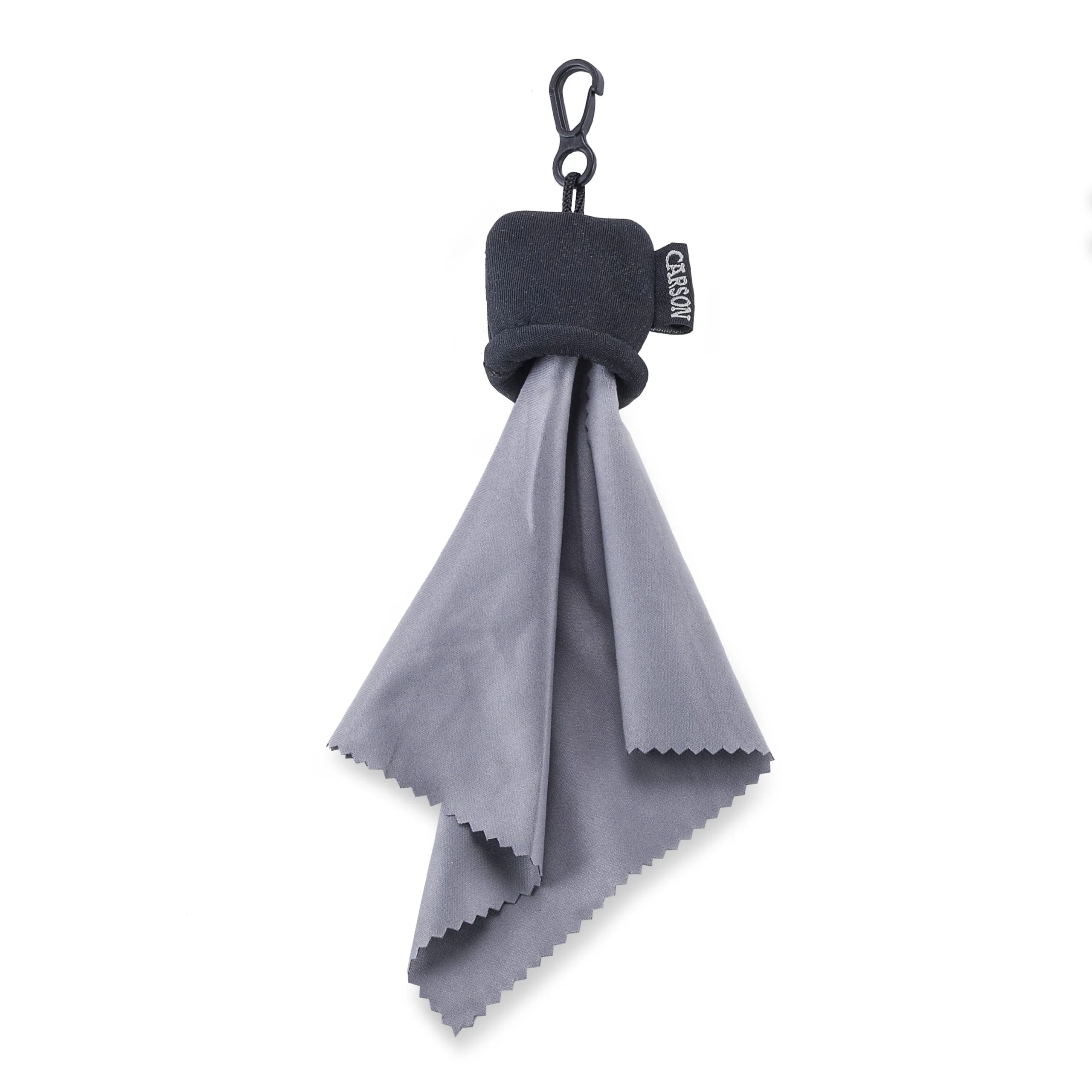 Carson Stuff-It 6.25” x 6.25” Colorful Microfiber Lens Cleaning Cloth