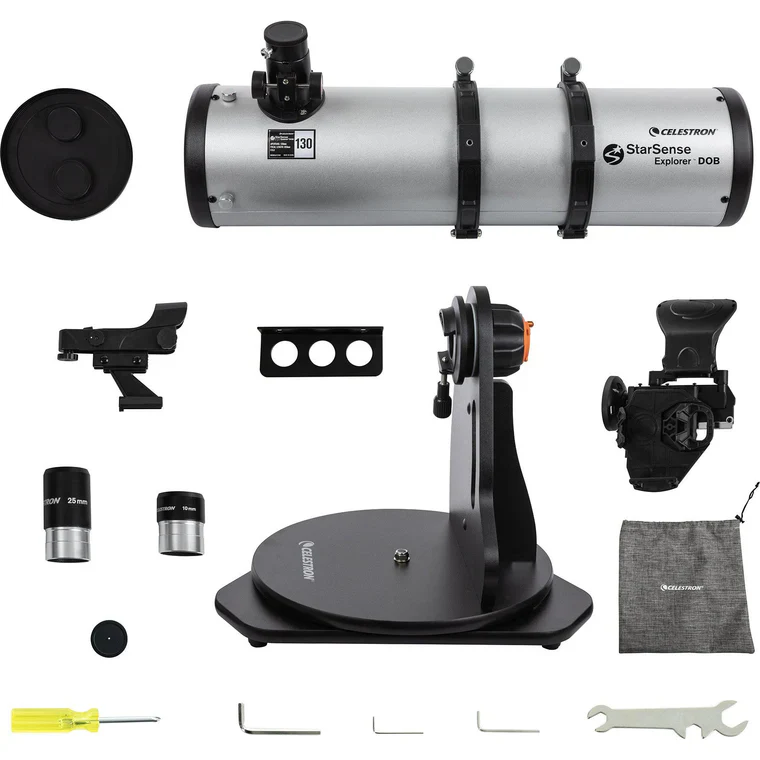 Celestron StarSense Explorer 130mm Smartphone App-Enabled Tabletop Dobsonian Telescope - Image 7