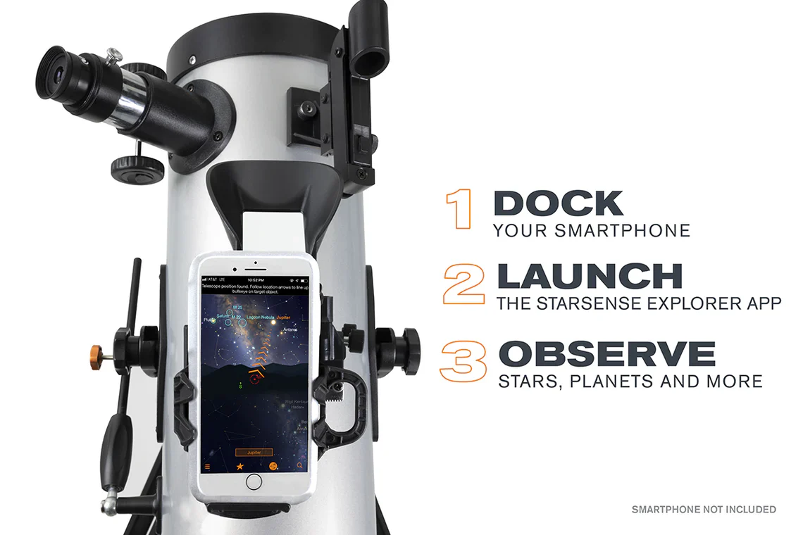 Celestron Starsense Explorer LT 114AZ Smartphone Reflector Telescope - Image 3