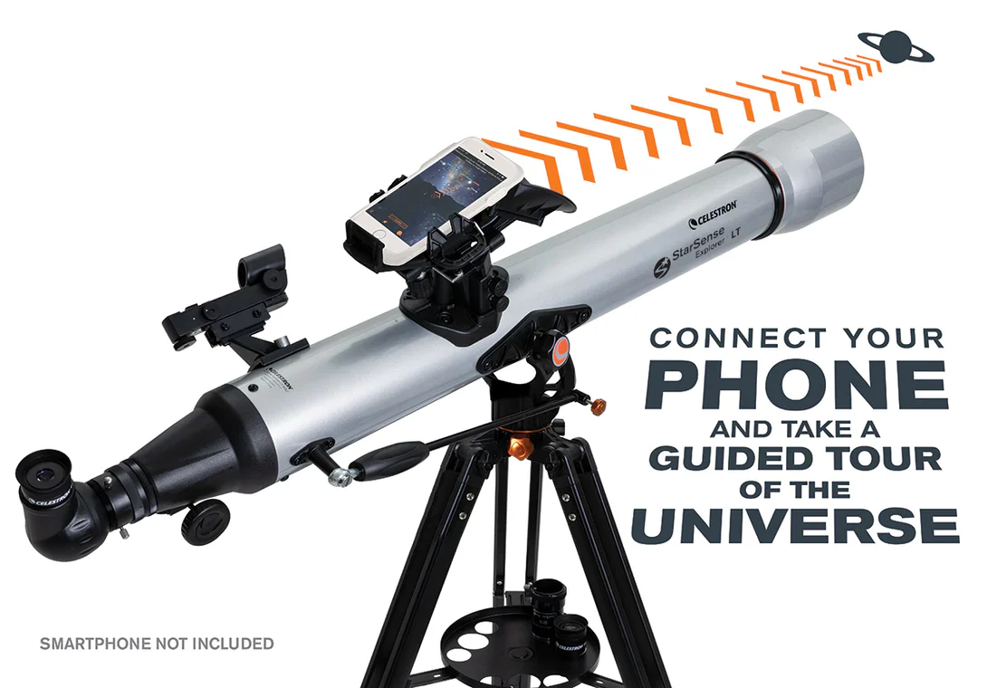 Celestron Starsense Explorer LT 80AZ Smartphone Refractor Telescope - Image 4