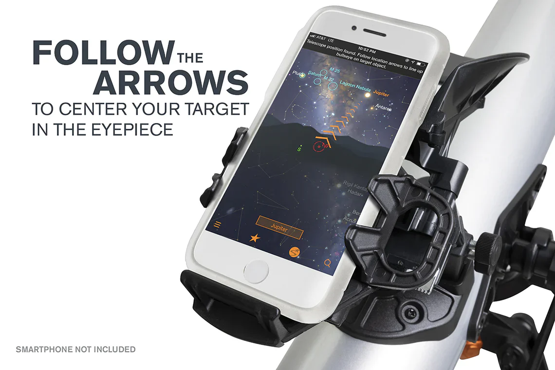 Celestron Starsense Explorer LT 80AZ Smartphone Refractor Telescope - Image 6