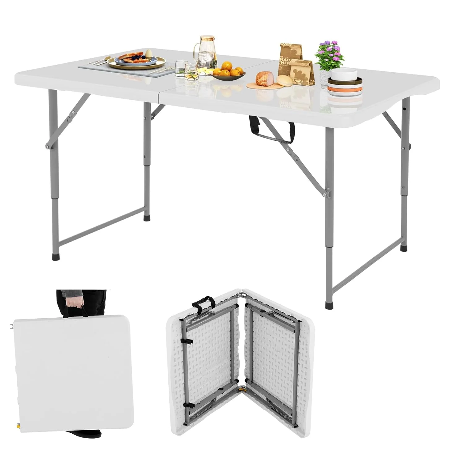 EDISLA Atlas Outdoor Folding Table 4ft - Image 4