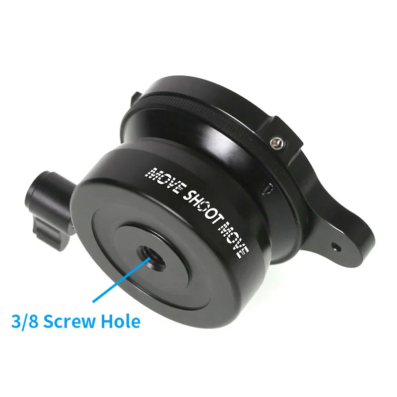 MSM Leveling Base with Bubble Level, Tripod Head With 1/4 Screw & Locking Design - Image 2