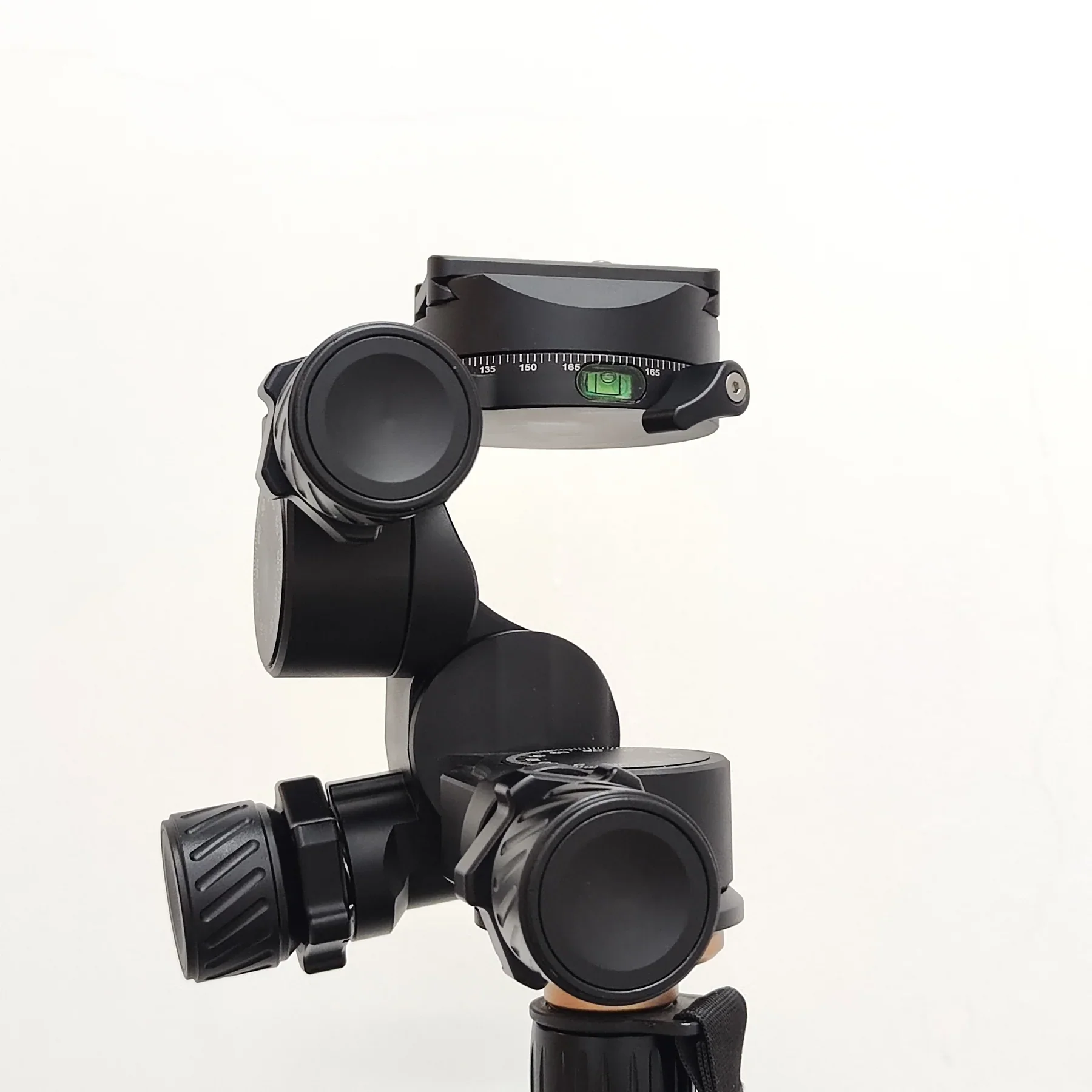 MSM  New CNC Machined 3-Way Geared Tripod Head with Arca QR Plate