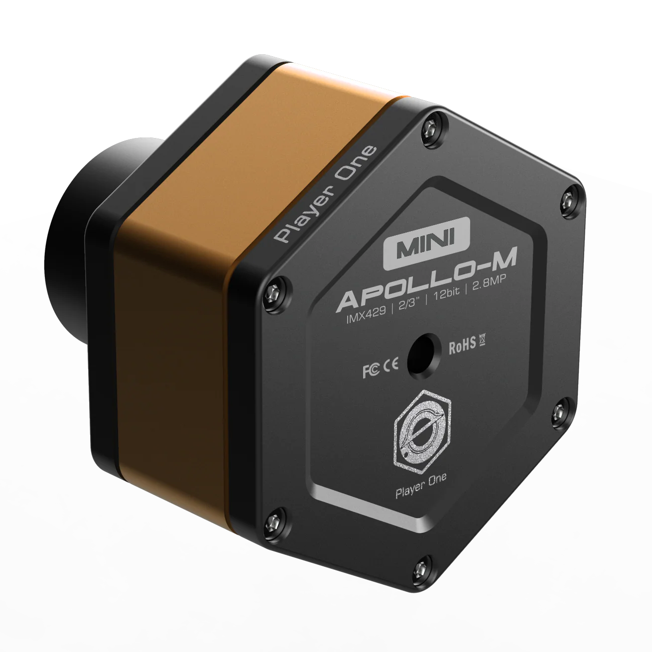 Player One Astronomy Apollo-M MINI USB3.0 Mono Camera (IMX429) - Image 2