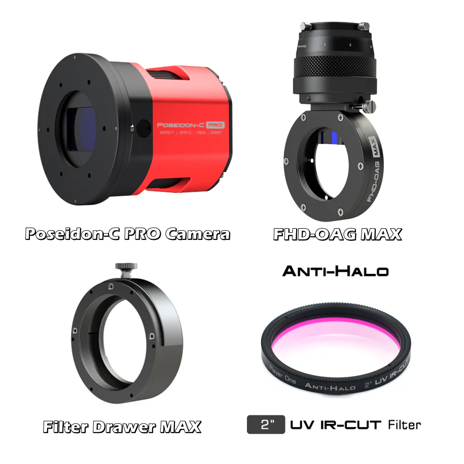 Player One Astronomy Poseidon-C Pro (IMX571) USB3.0 Color Cooled Camera - Image 3