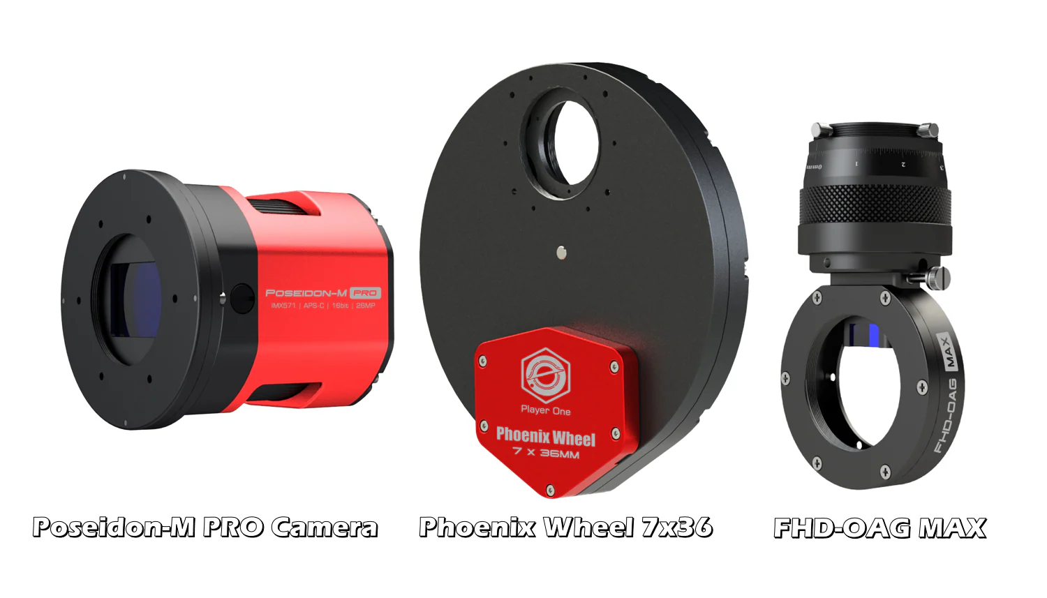 Player One Astronomy Poseidon-M Pro (IMX571) USB3.0 Mono Cooled Camera - Image 3