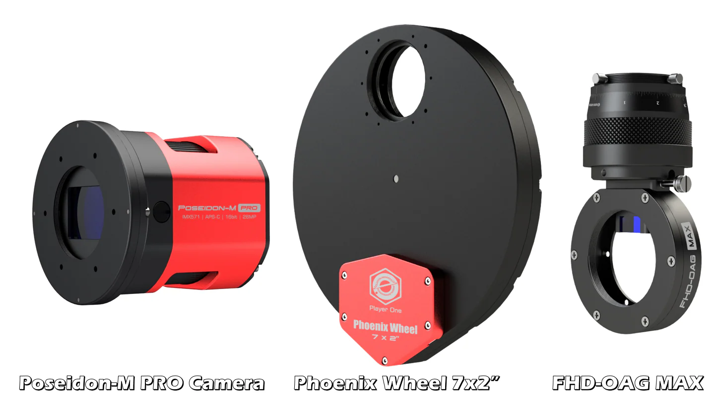 Player One Astronomy Poseidon-M Pro (IMX571) USB3.0 Mono Cooled Camera - Image 4