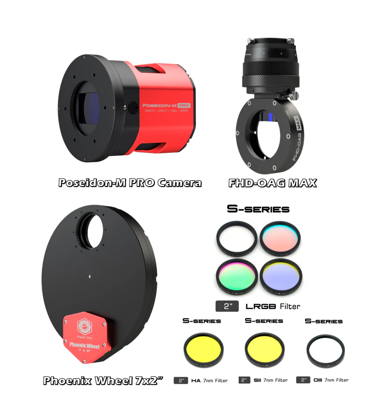 Player One Astronomy Poseidon-M Pro (IMX571) USB3.0 Mono Cooled Camera - Image 5