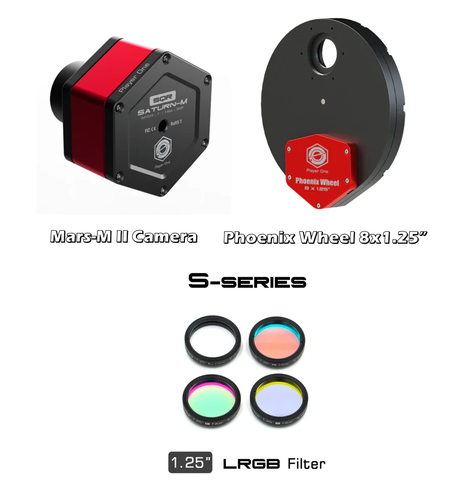 Player One Astronomy Saturn-M SQR USB3.0 Mono Camera (IMX533) - Image 3