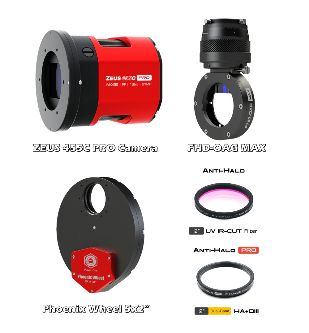 Player One Astronomy ZEUS 455C PRO (IMX455) USB3.0 Color Cooled Camera - Image 3