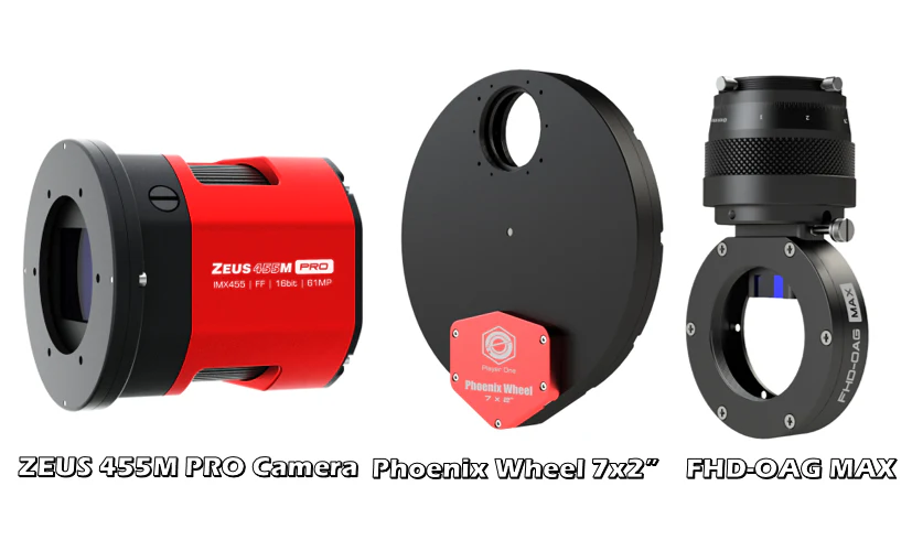 Player One Astronomy ZEUS 455M PRO (IMX455) USB3.0 Mono Cooled Camera - Image 2