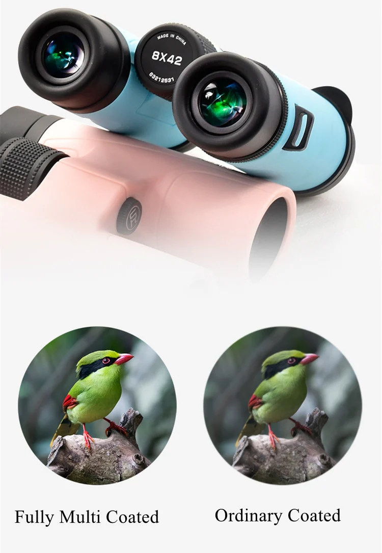 Sky Rover 8x42 Roof Prism Binoculars (Macarons Series) - Image 7