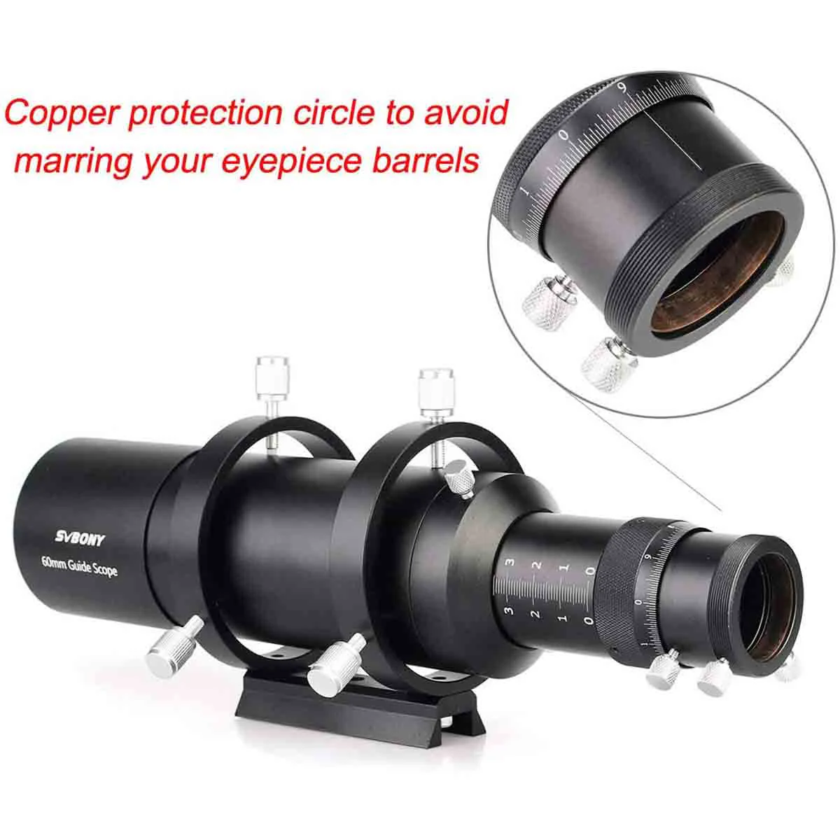 Svbony SV106 Guide Scope 60mm with Helical Focuser - Image 4