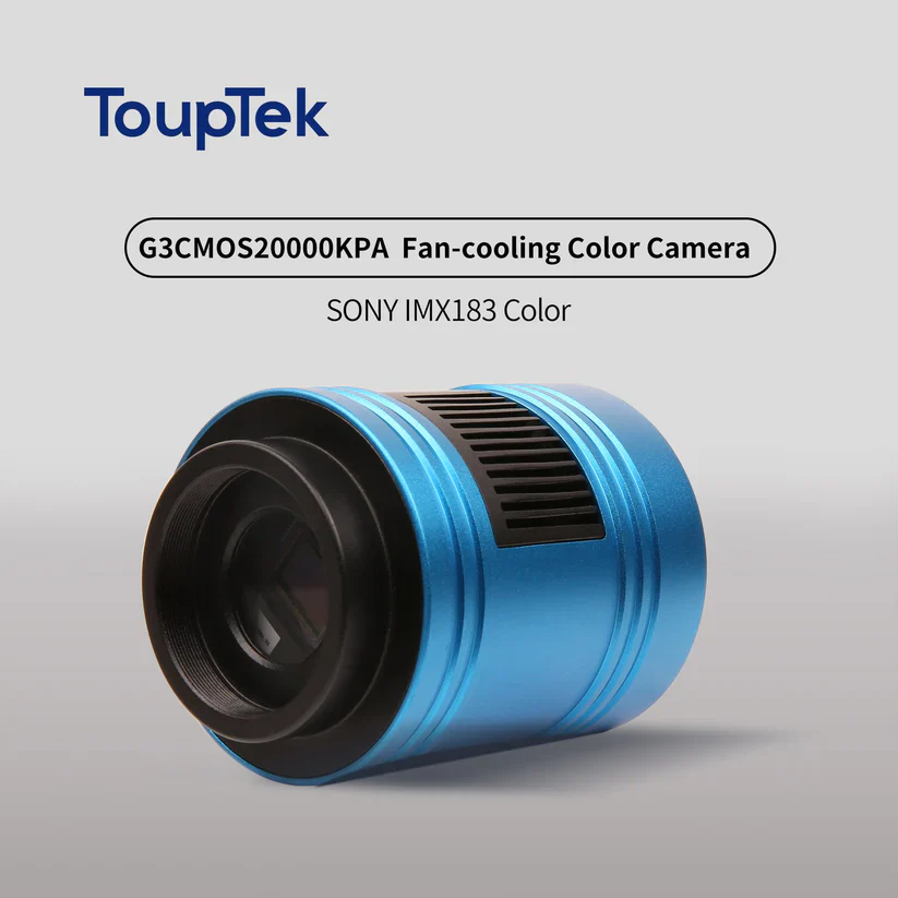 ToupTek Astro  G3CMOS20000KPA IMX183C Fan-cooling Color Camera